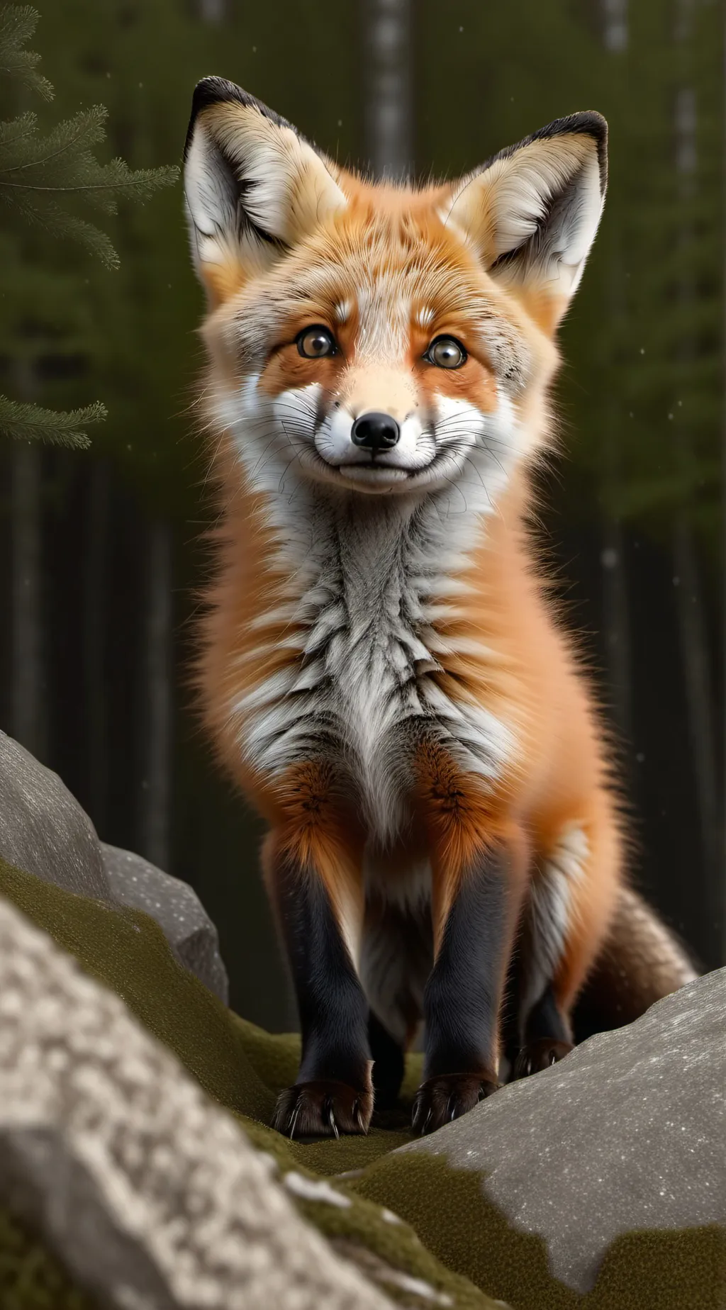 ai character: Fox background