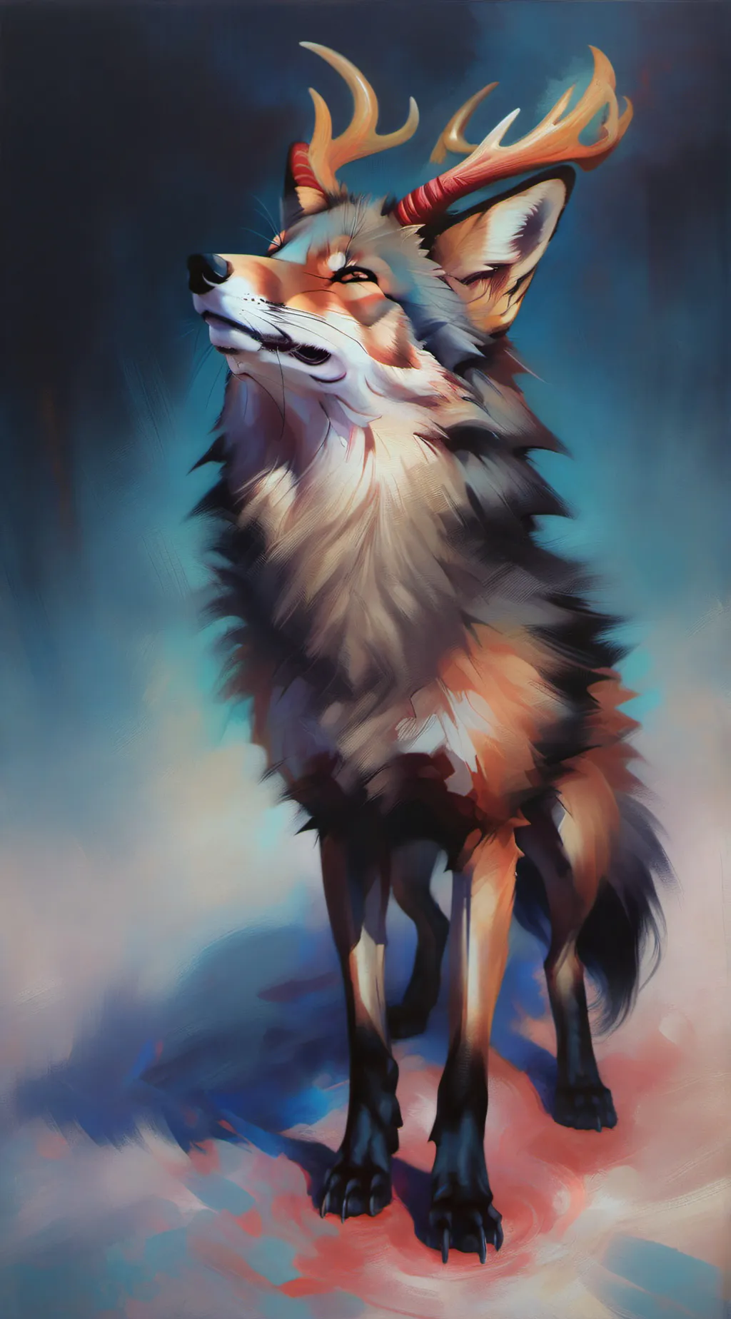 ai character: HH in a forest background