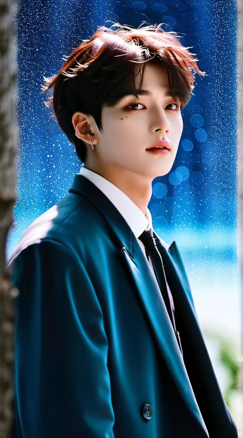 ai character: hwang hyunjin  background