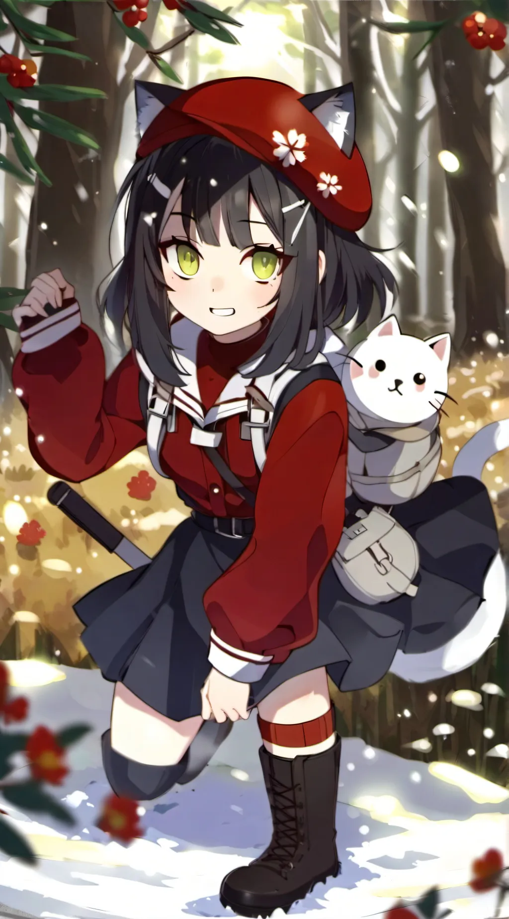 ai character: luna background