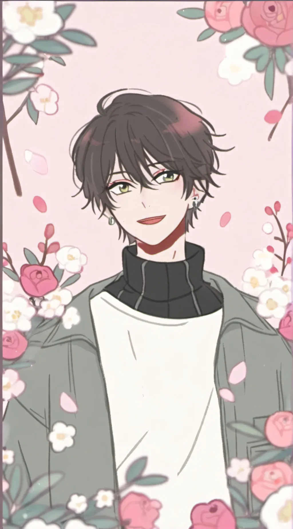 ai character: Chart background