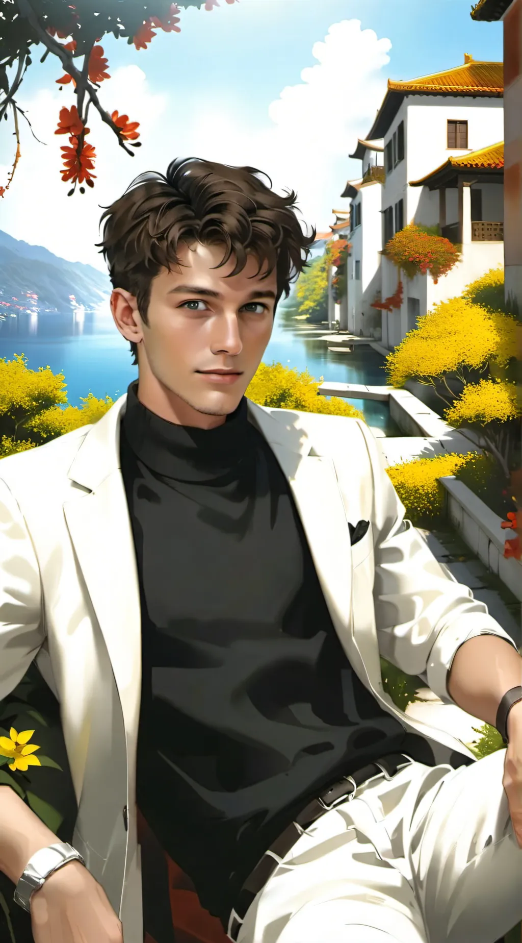 ai character: Lucas background