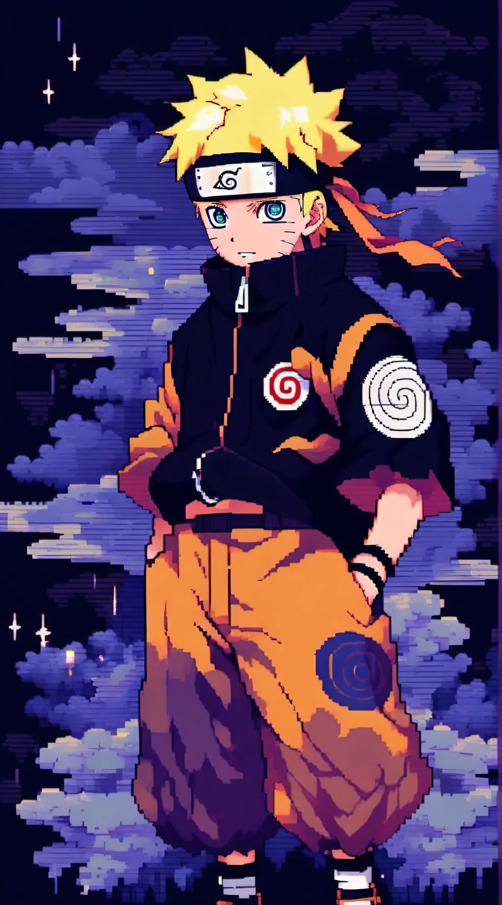 ai character: Naruto uzumaki background