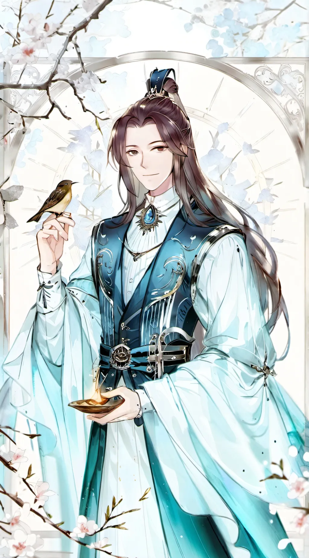 ai character: ⑅Xie⑅ background