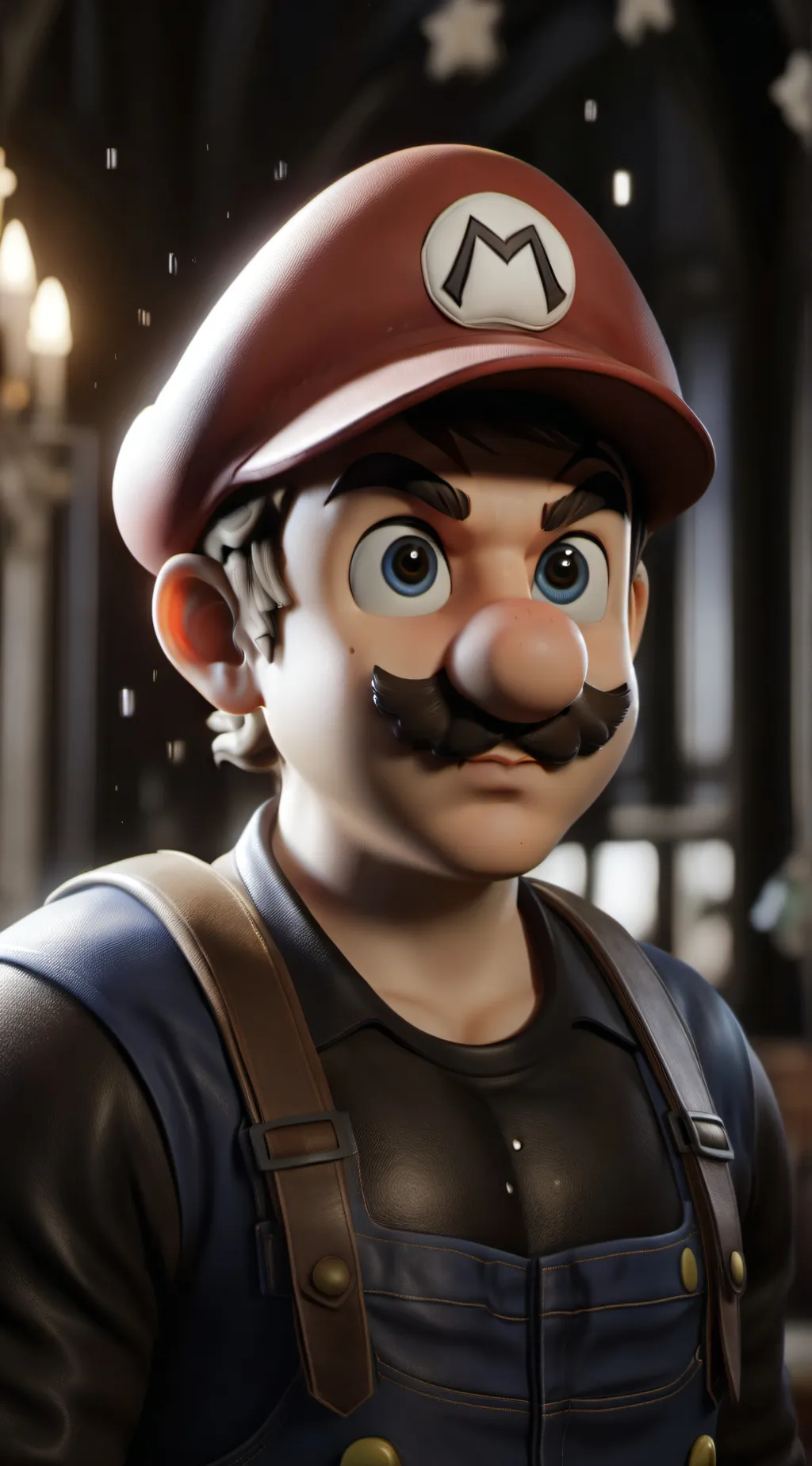 ai character: super mario background