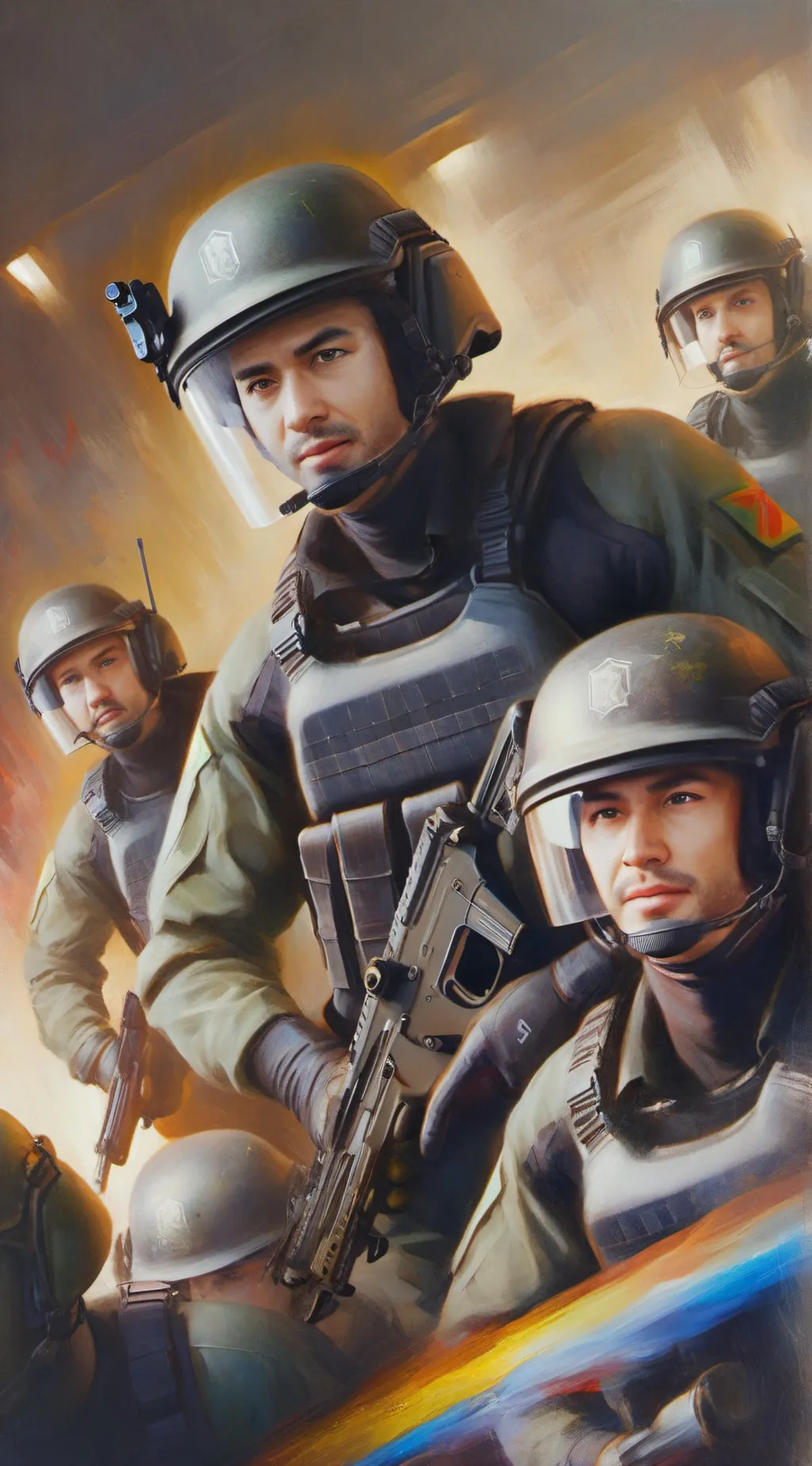 ai character: swat background