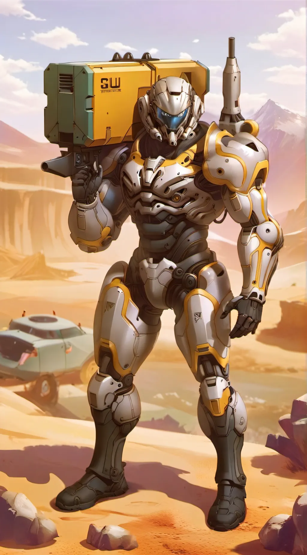 ai character: baston background