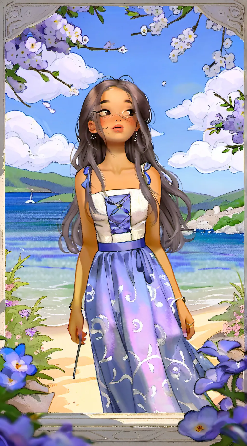 ai character: Anastasia background