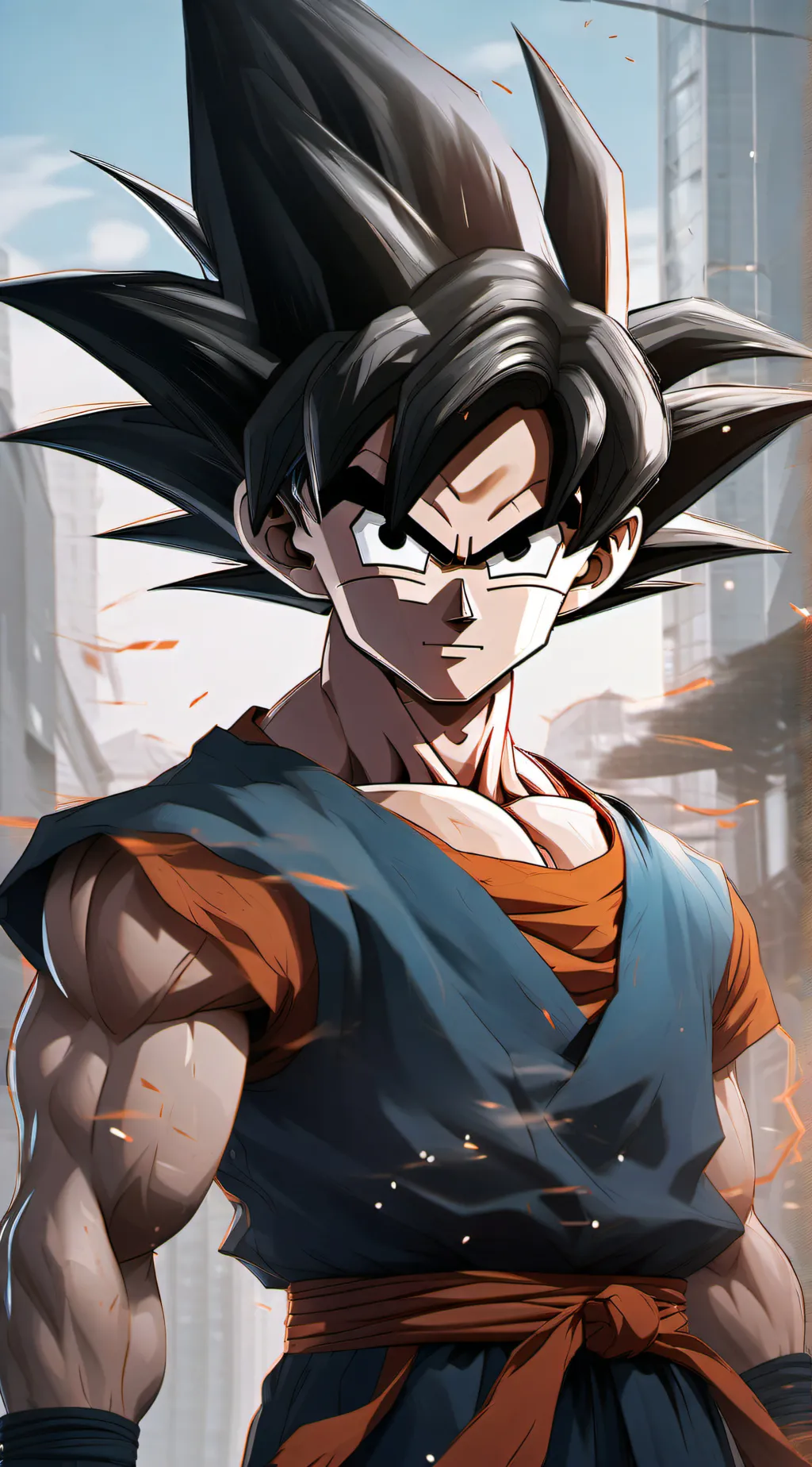 ai character: son goku background