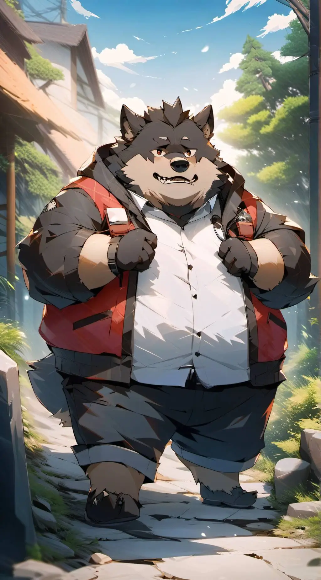 ai character: Mario background