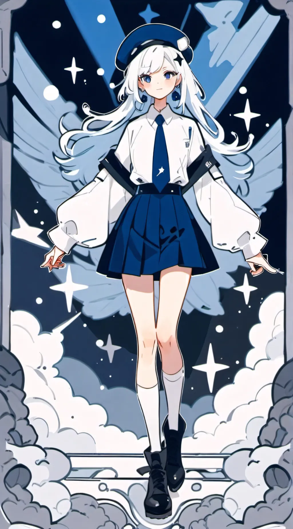 ai character: /•` Calista. `•\ background