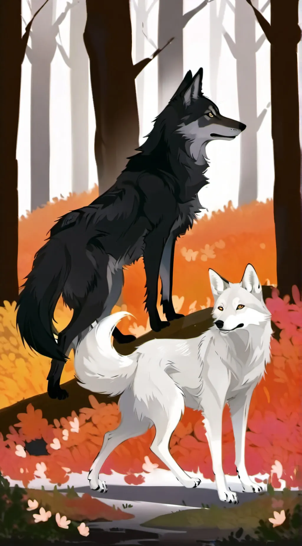 ai character: Coyote Enclosure  background