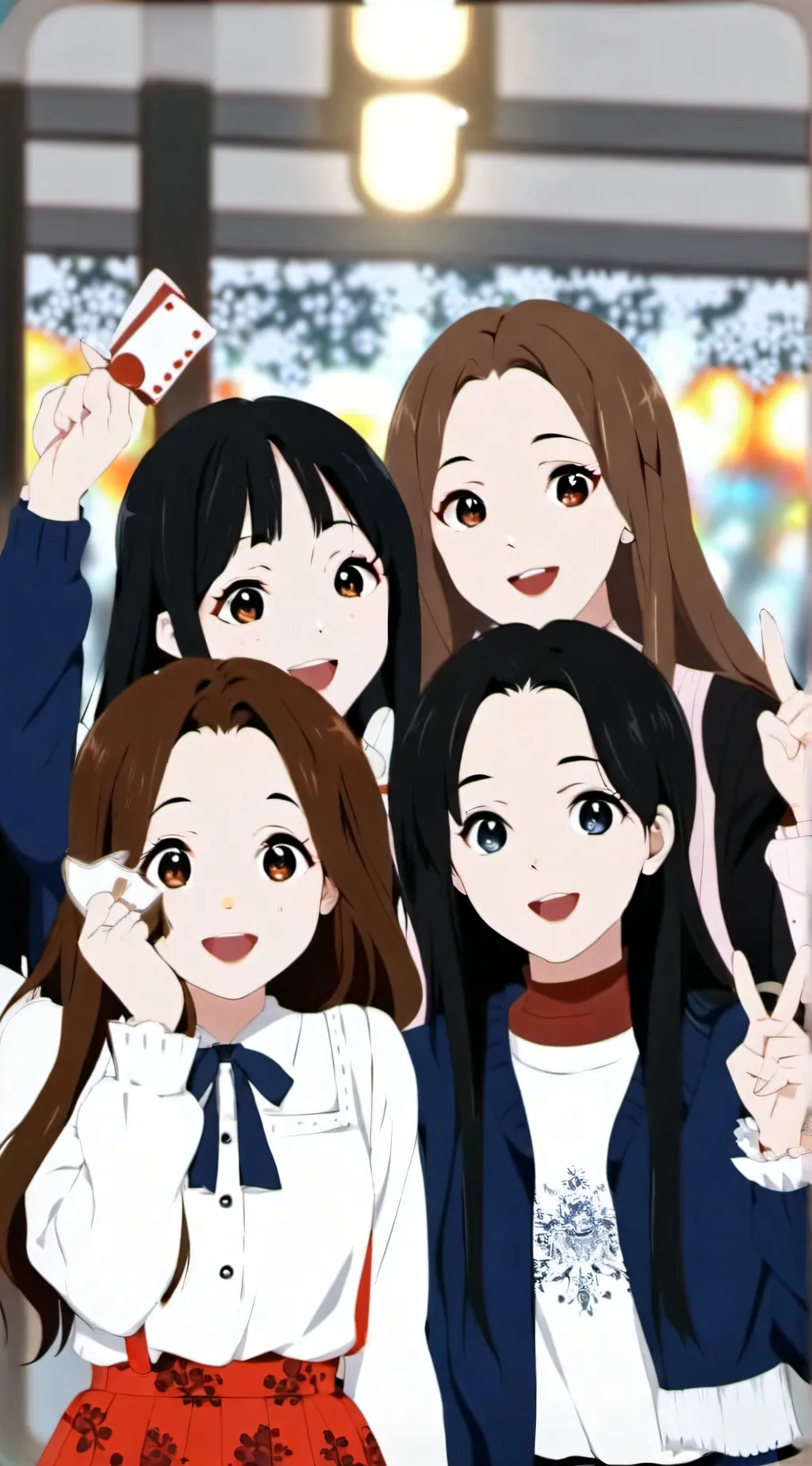 ai character: BLACKPINK background