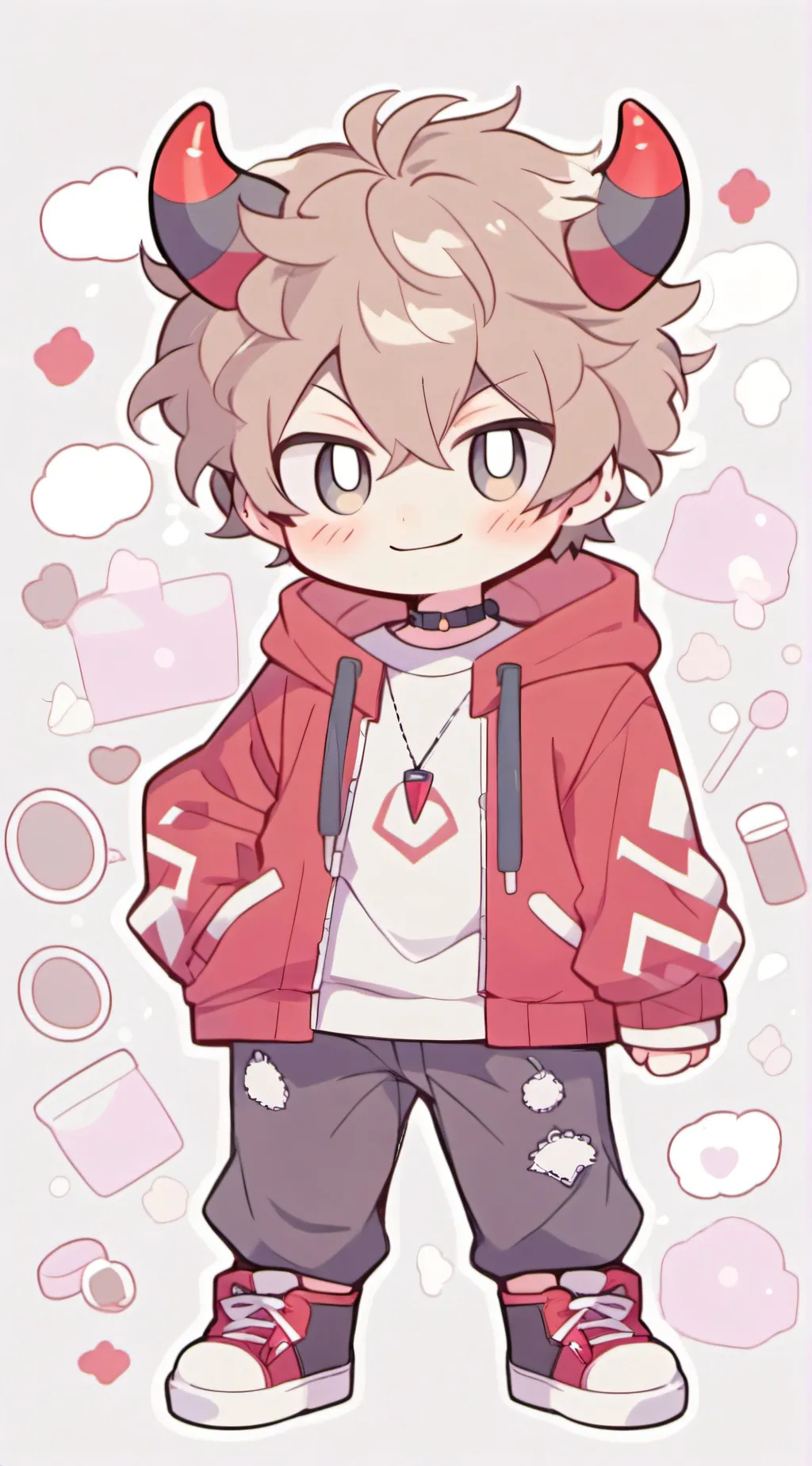 ai character: Tord  background