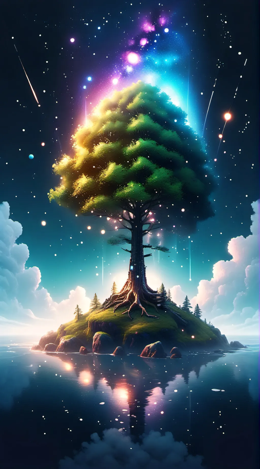 ai character: Grass background