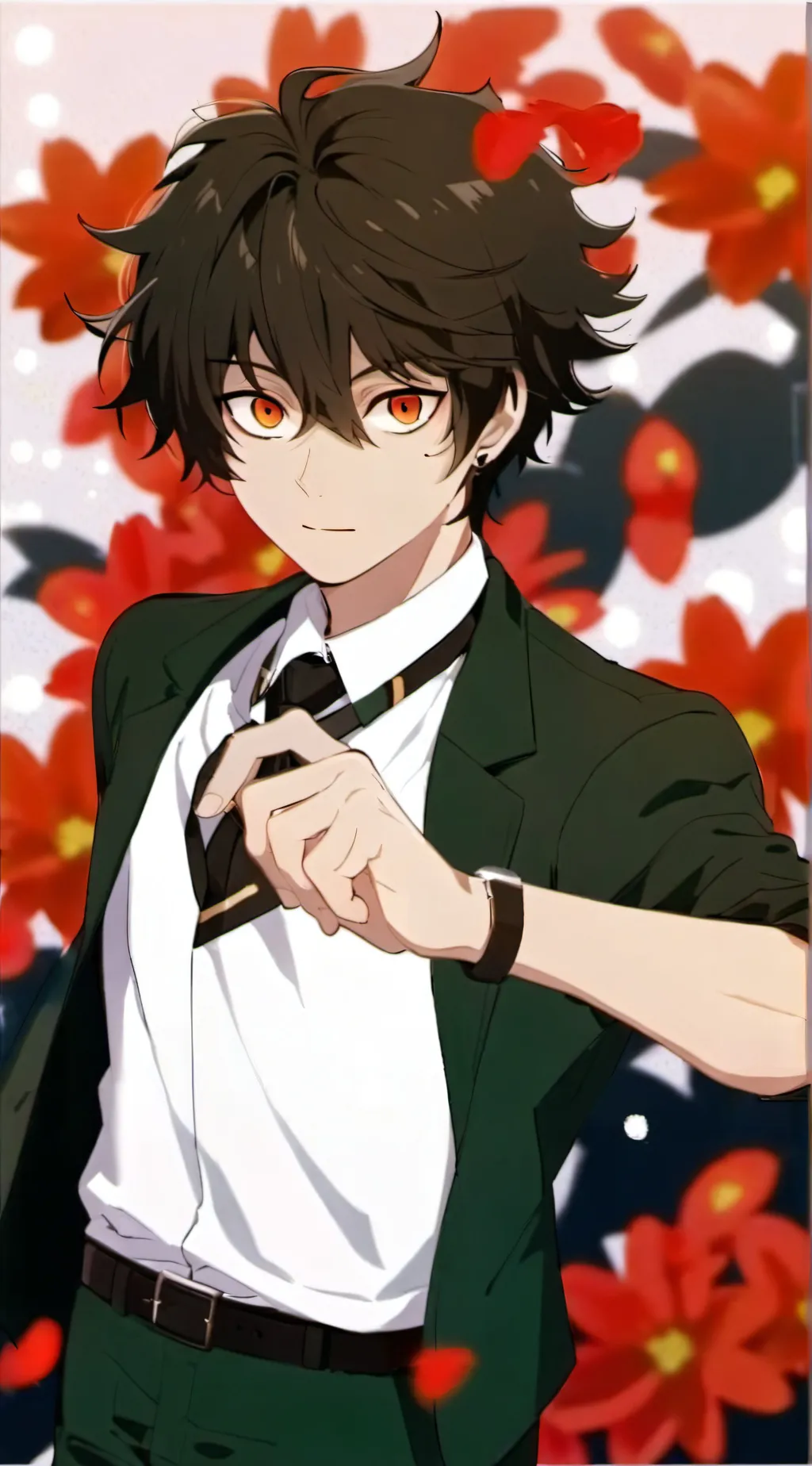 ai character: kazuma Sato  background