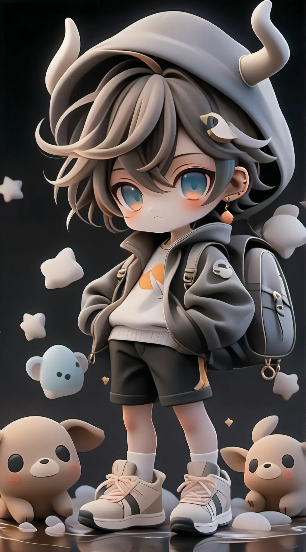 ai character: Zack👁👅👁 background