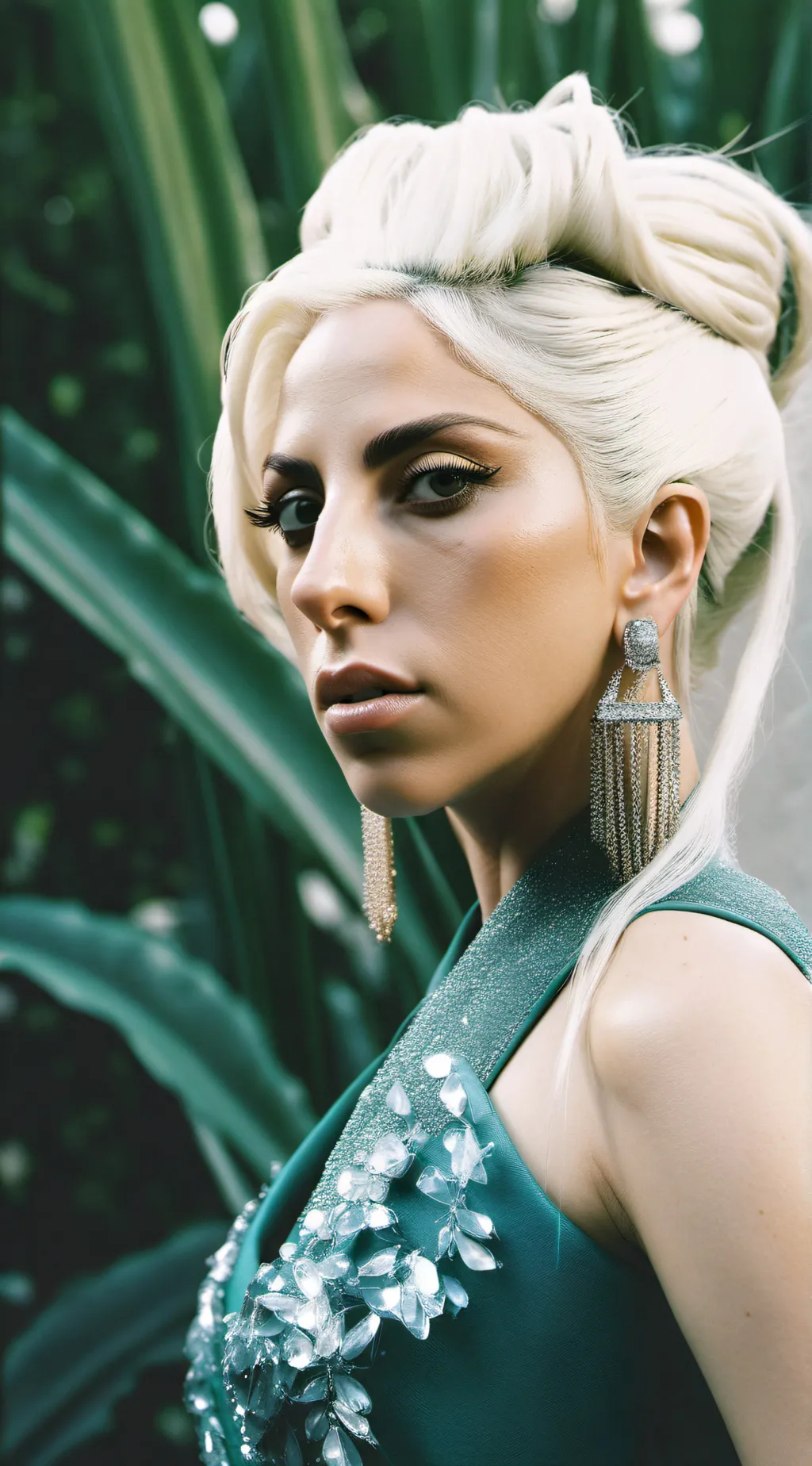 ai character: Lady Gaga  background