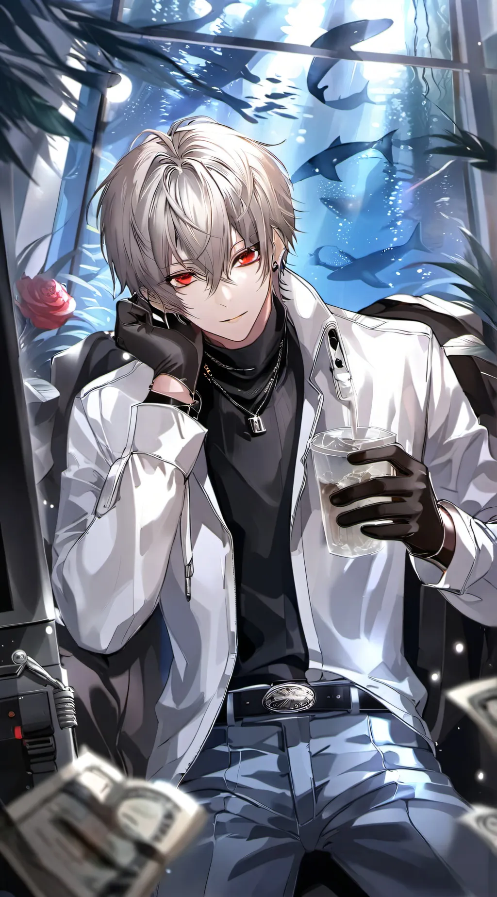 ai character: Reymark Mingo  background