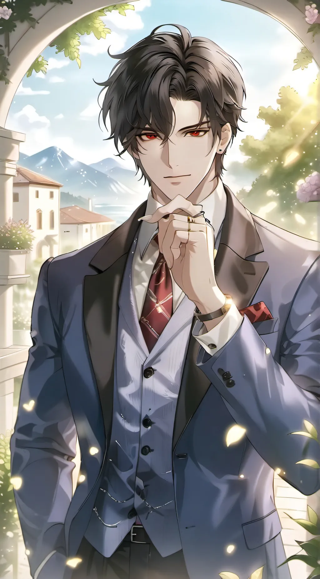 ai character: Leonardo Vincelli background