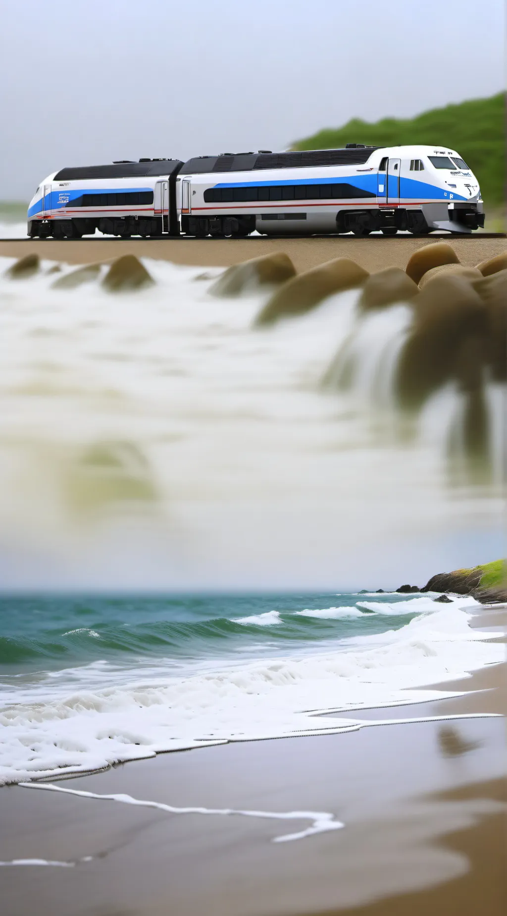 ai character: a train group background