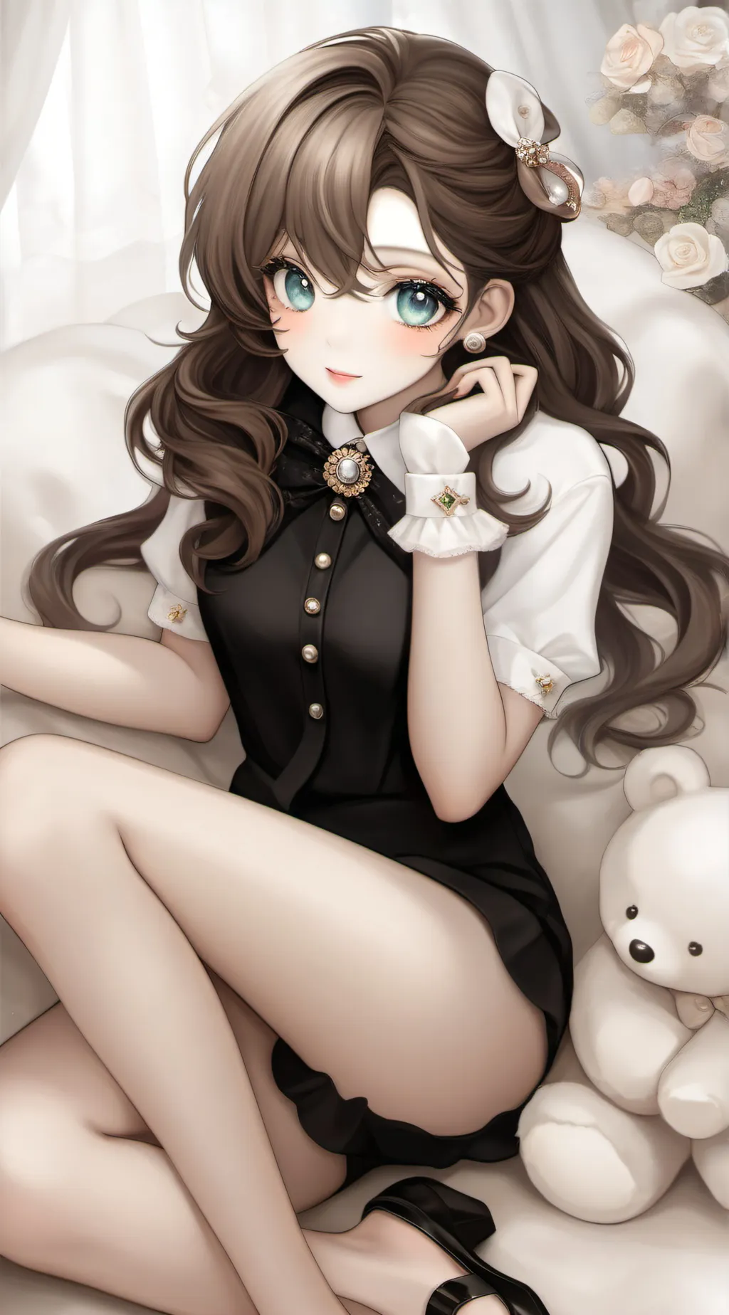 ai character: rich girl background