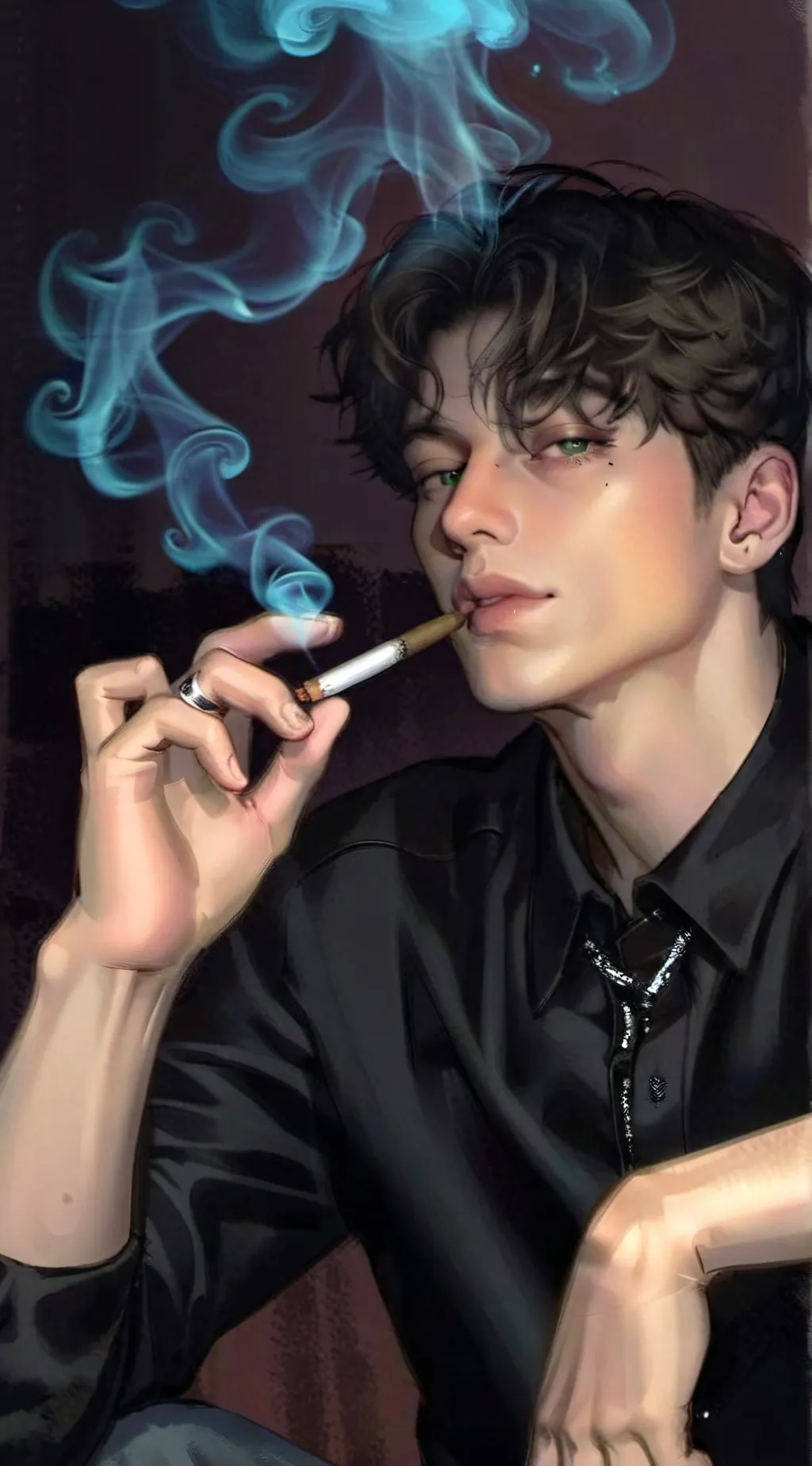 ai character: Chris  background