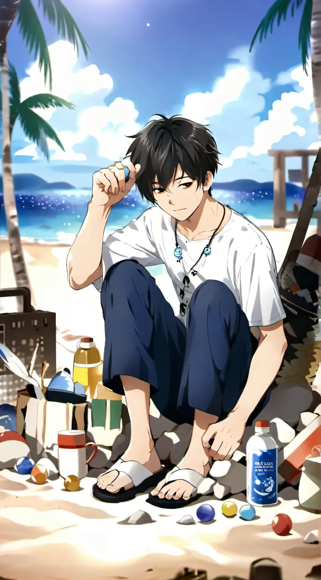 ai character: Damien background