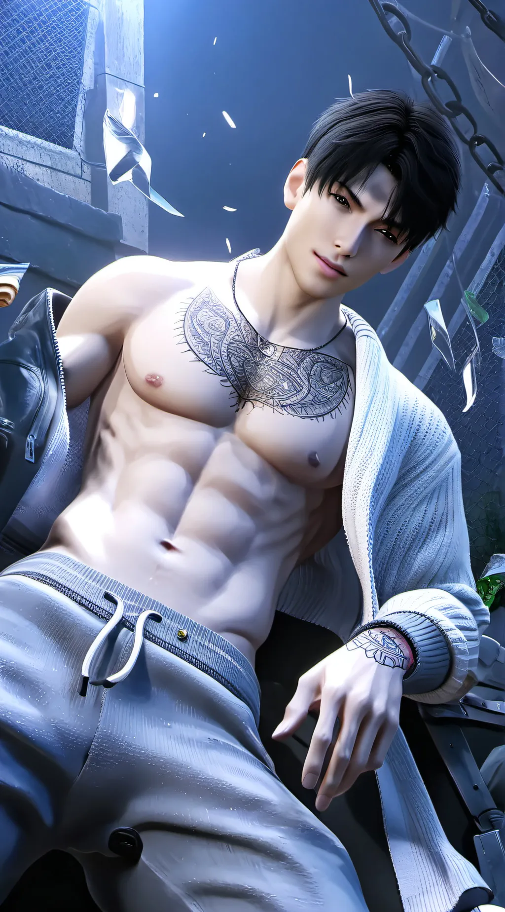 ai character: Anthony  background