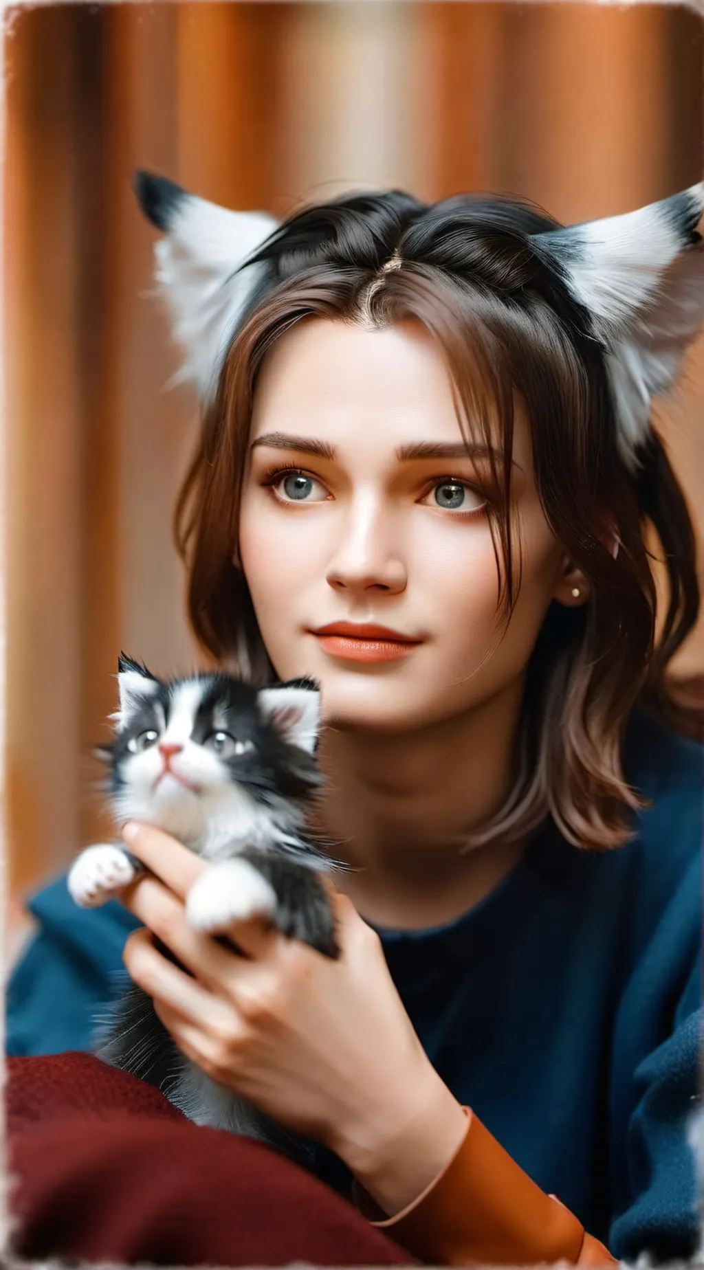 ai character: ur cat(as a kitten background