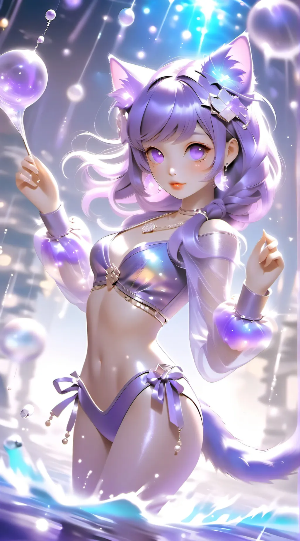 ai character: Luna background