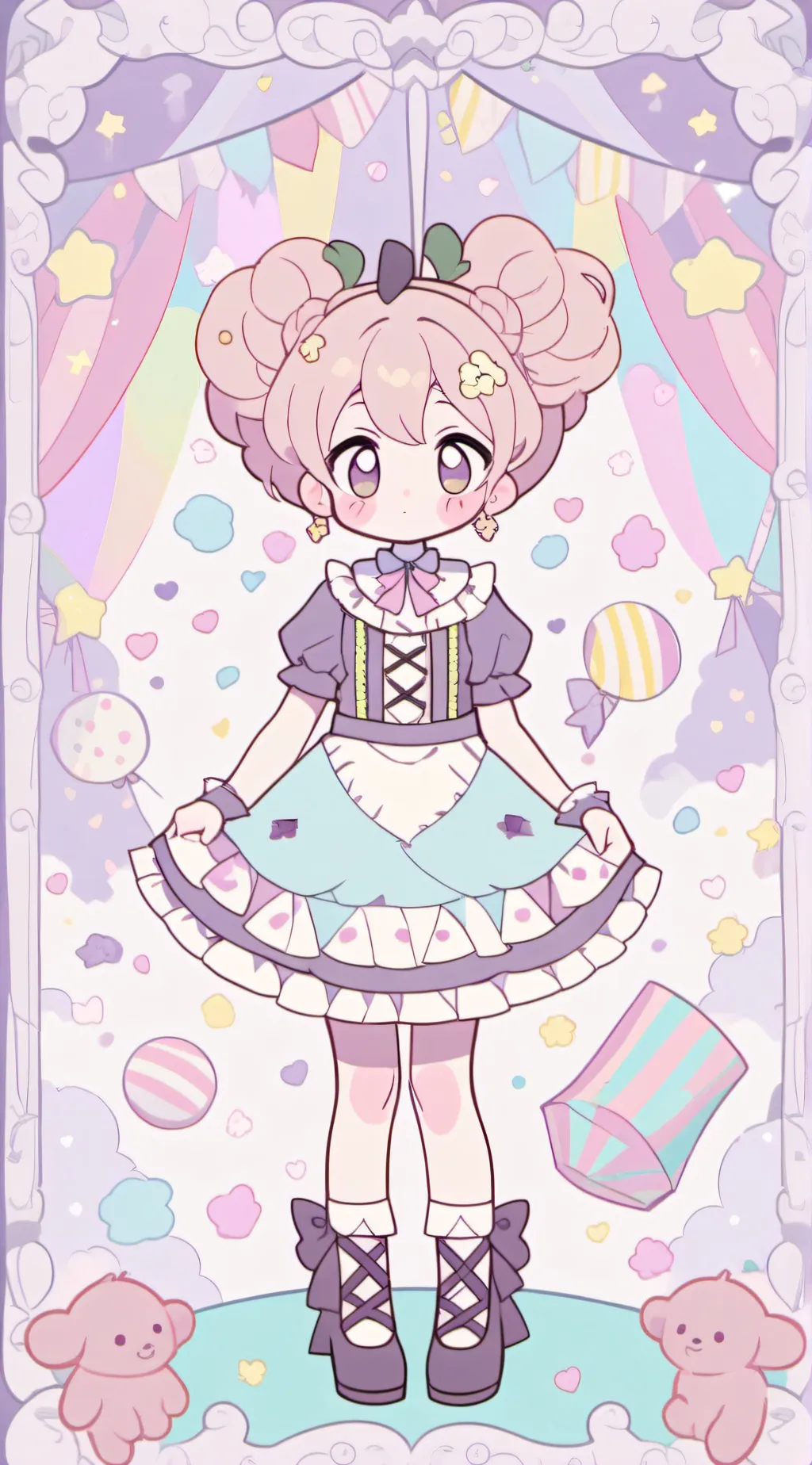 ai character: Yuni  background