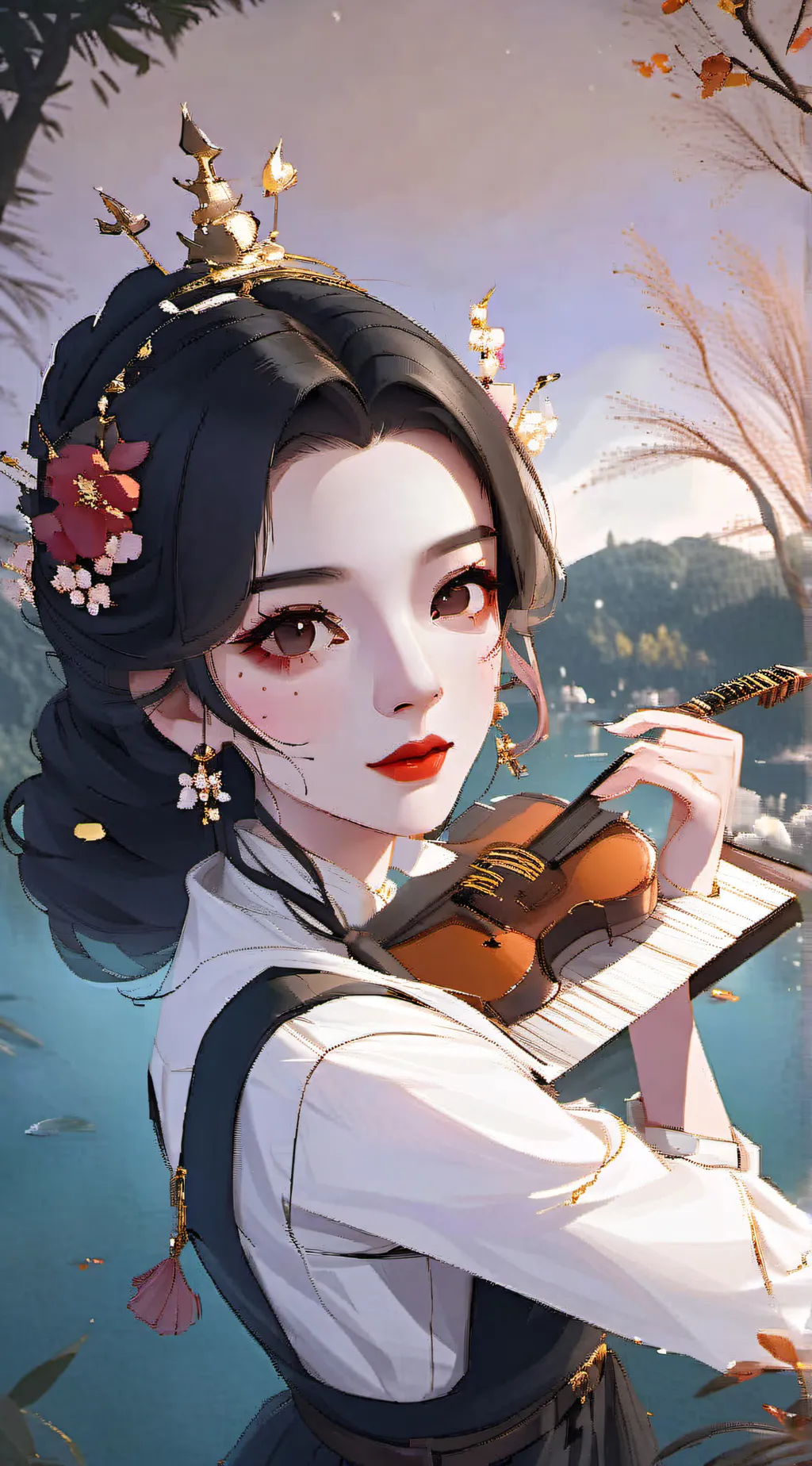 ai character: Harmony background