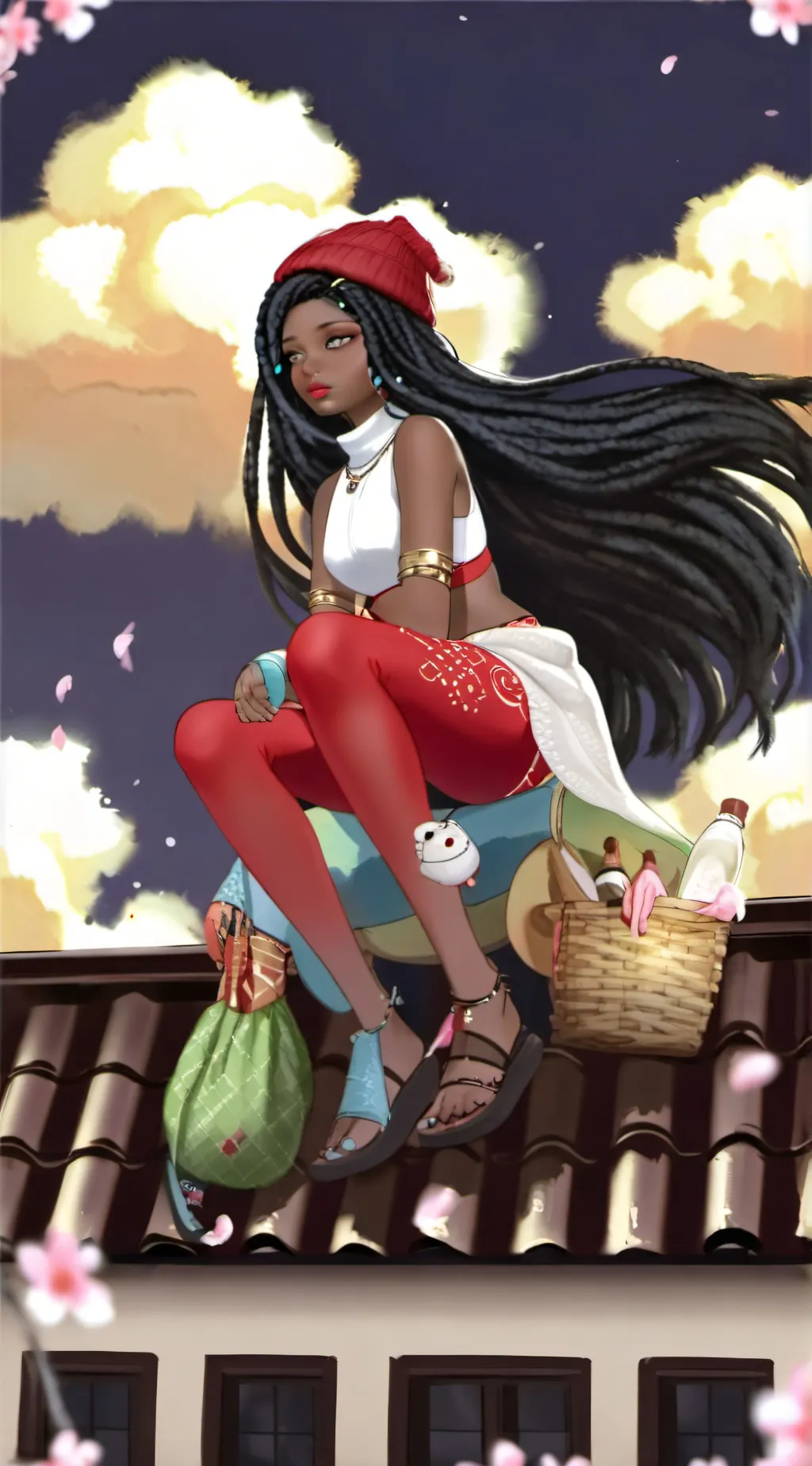 ai character: marsha background