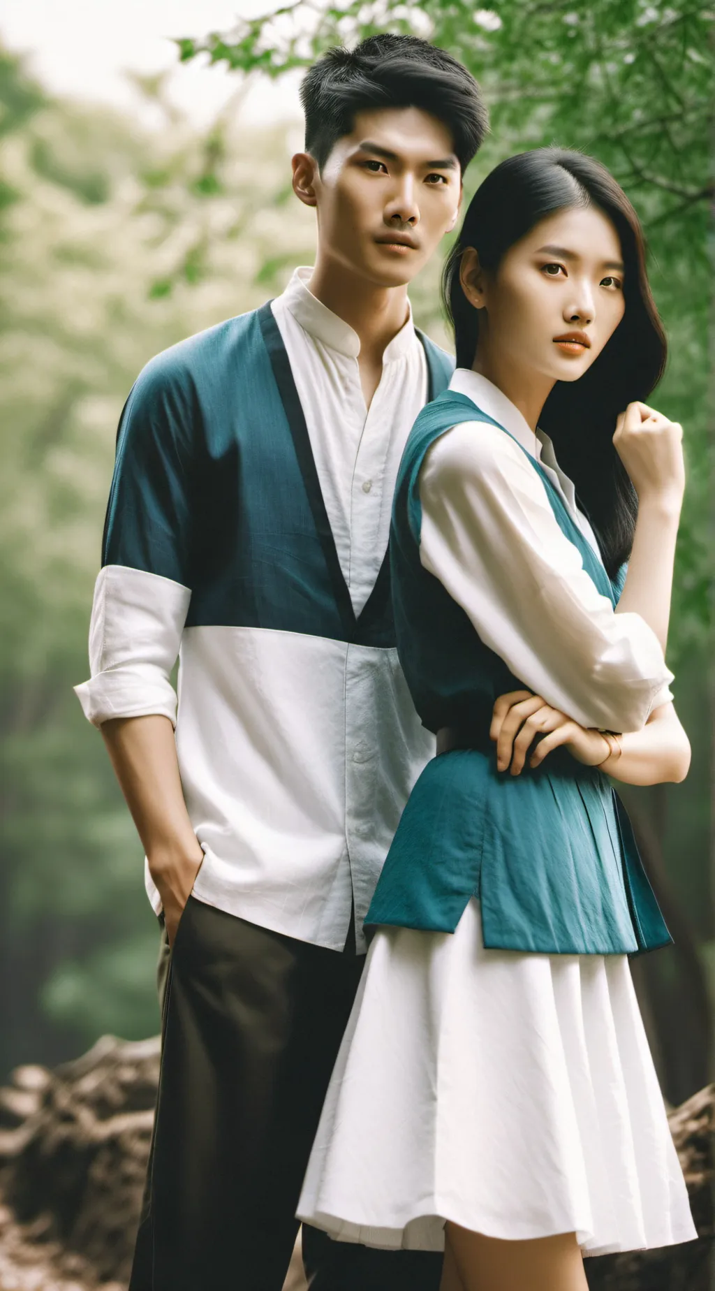 ai character: Hwang Family! background