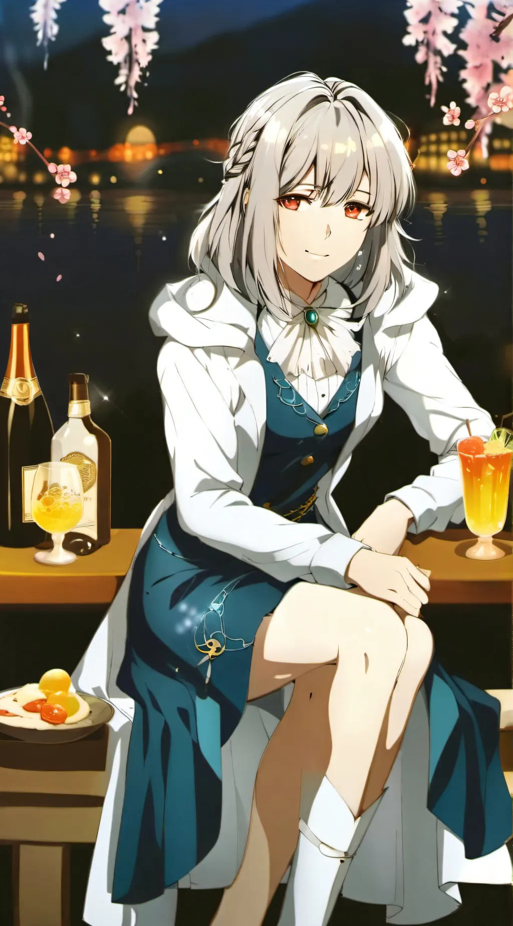 ai character: Elle  background