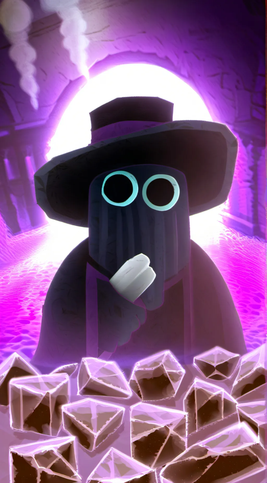 ai character: grouchy possesor background