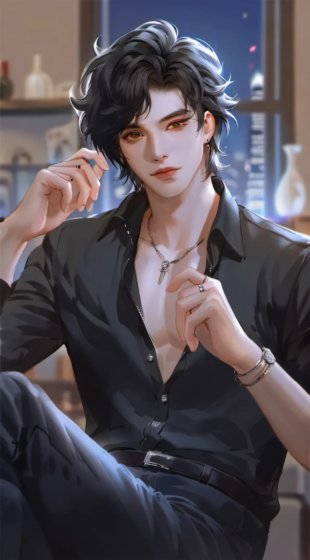 ai character: Zach background