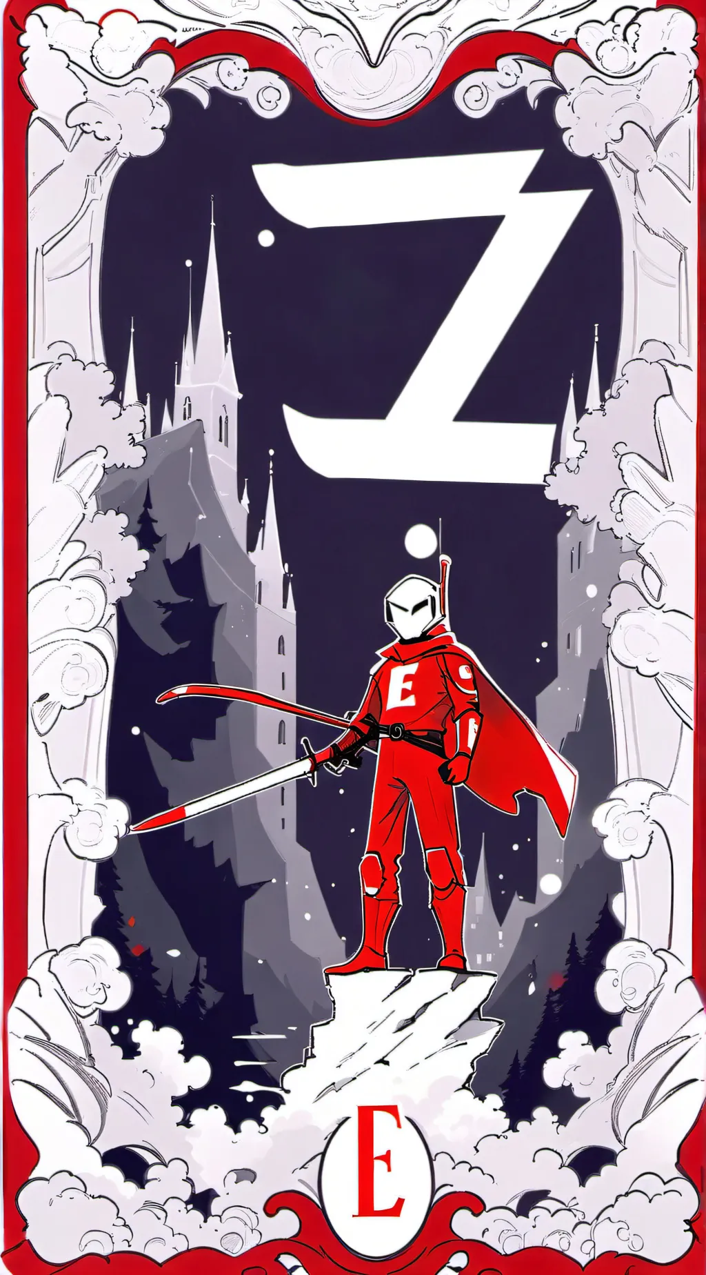 ai character: Red Energy  background