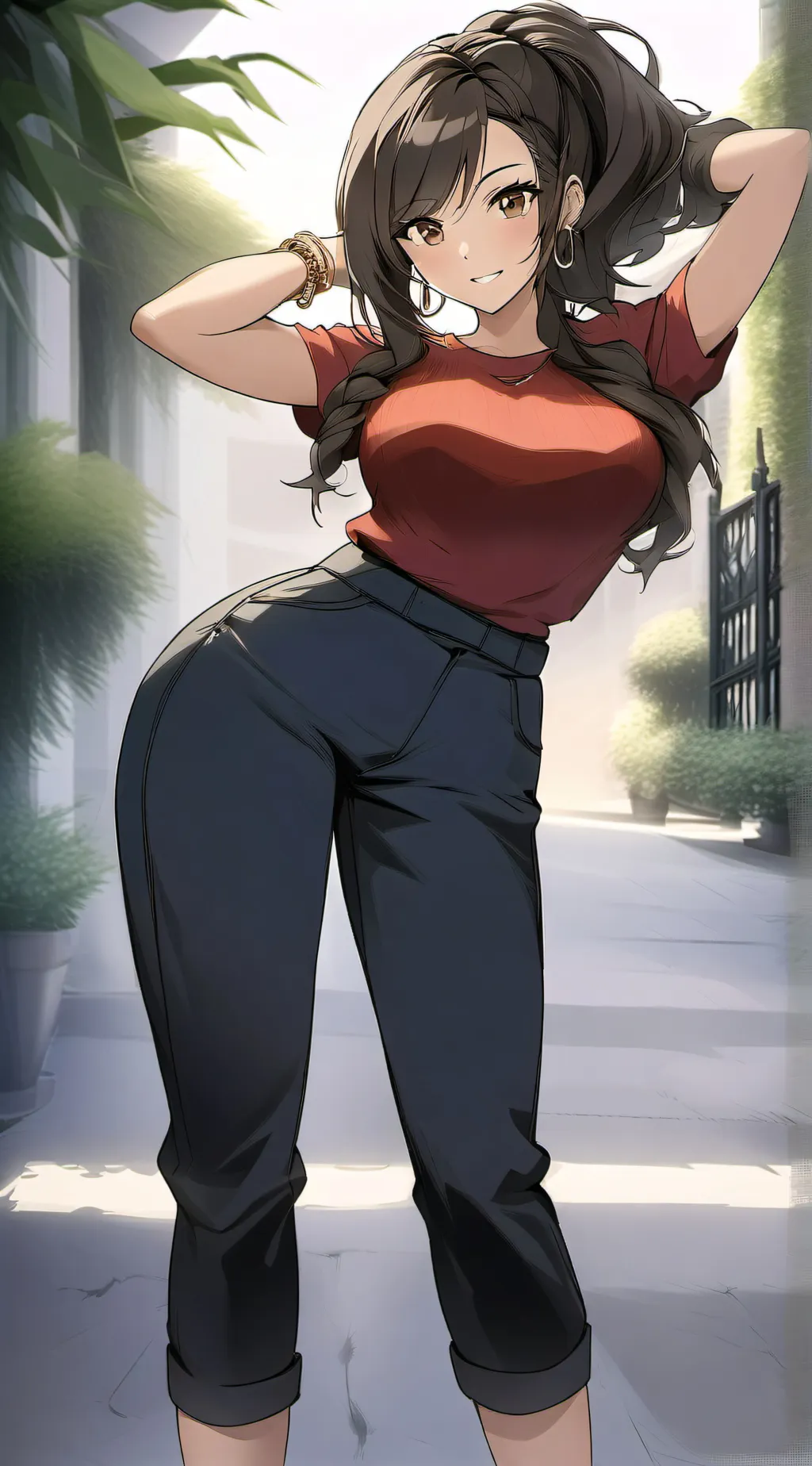 ai character: GF (Adult) background