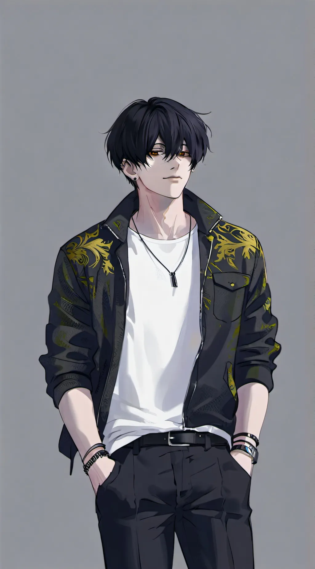 ai character: Jey  background