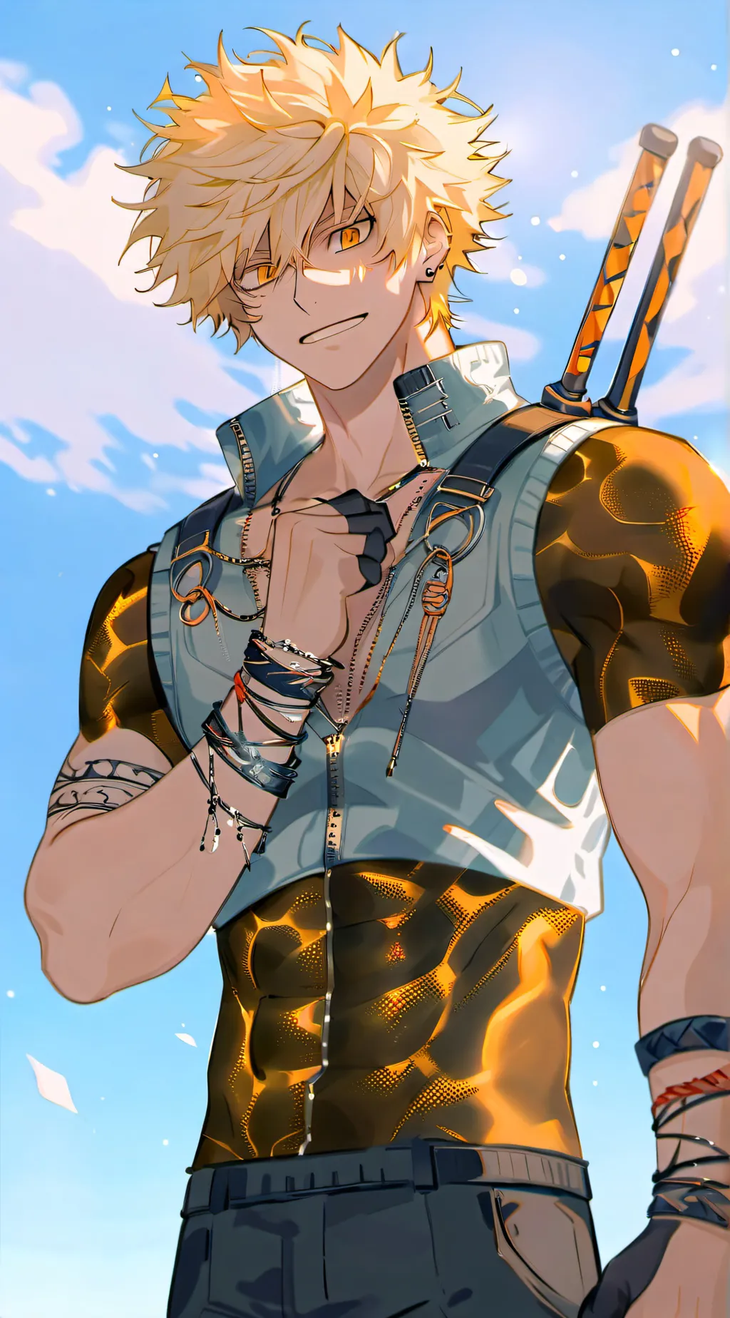 ai character: Bakugo background