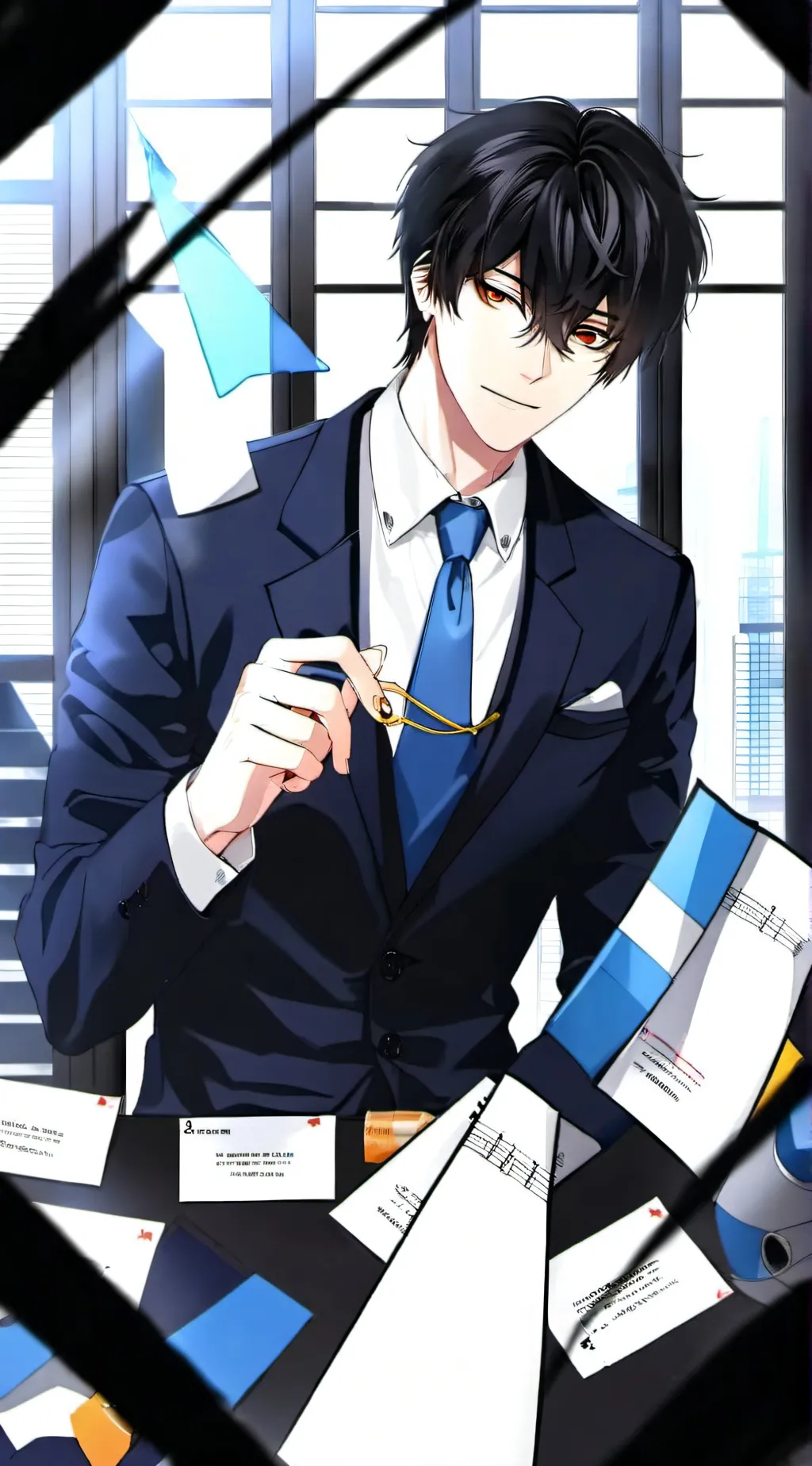 ai character: Dabi<3 background