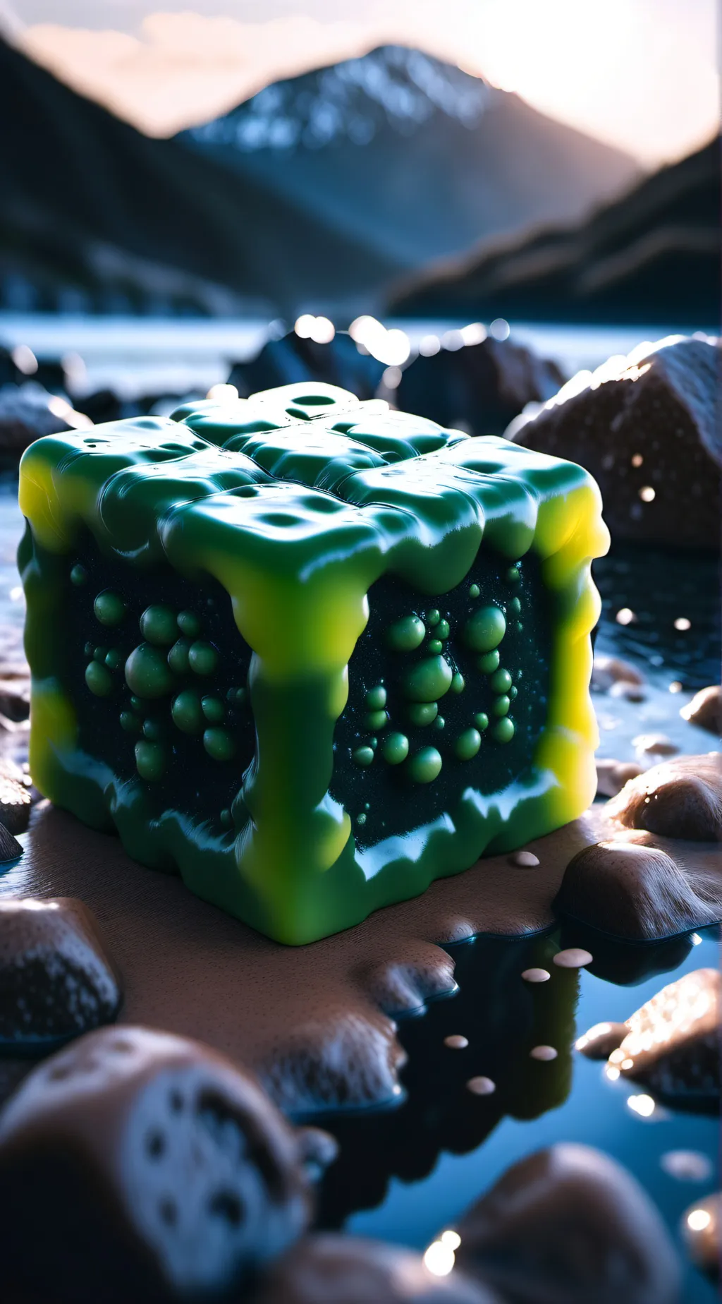 ai character: Slime background