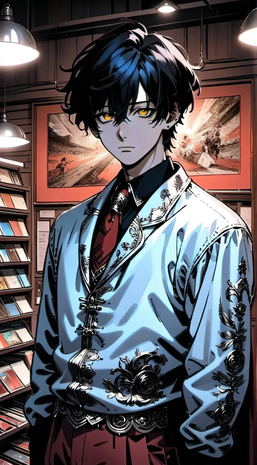 ai character: Damian background