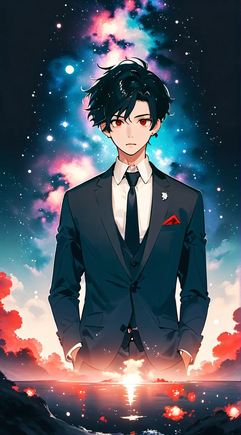 ai character: Lucas  background