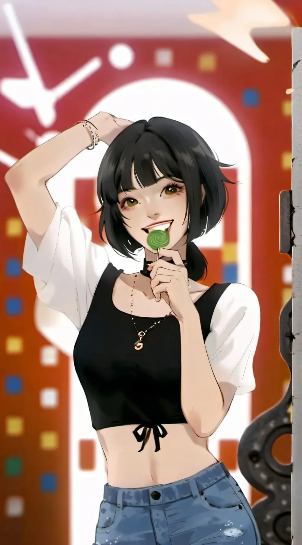 ai character: Zoey background