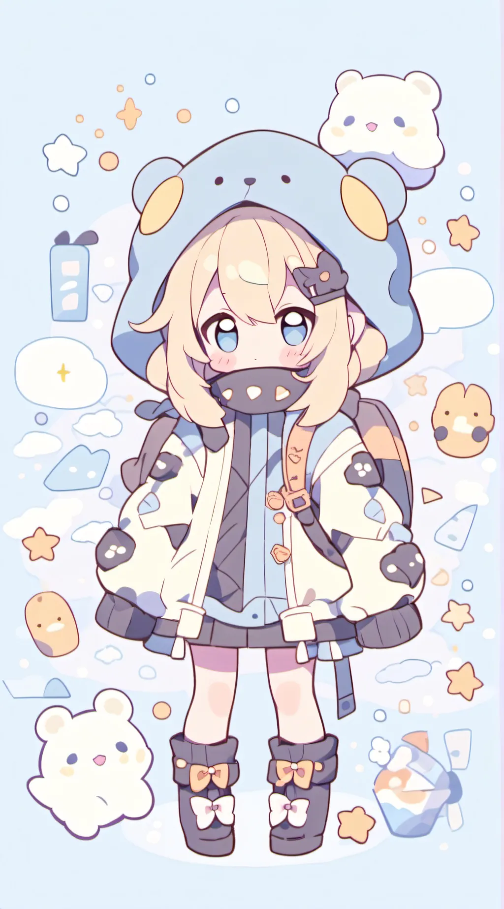 ai character: pro heros ig background