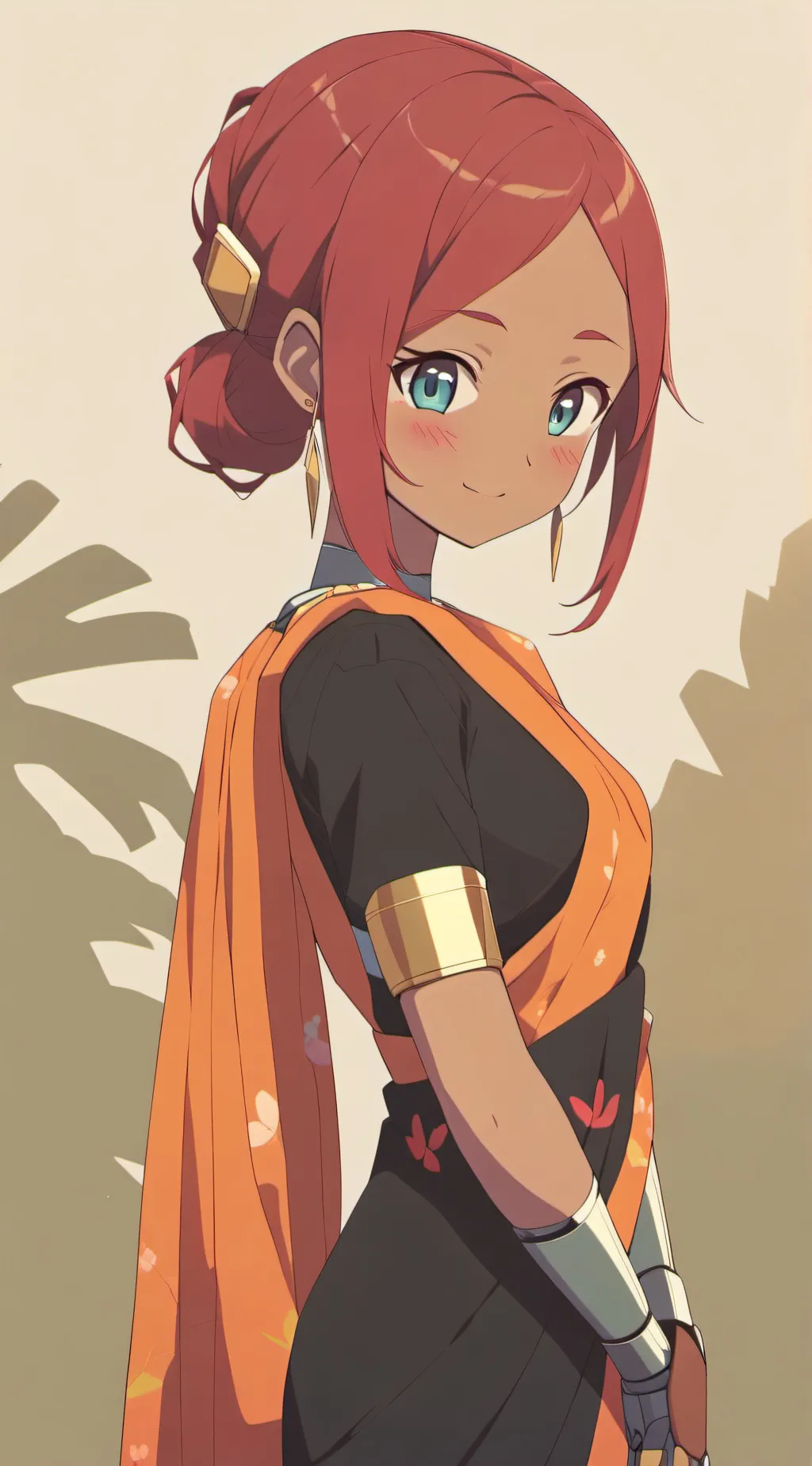 ai character: sari background