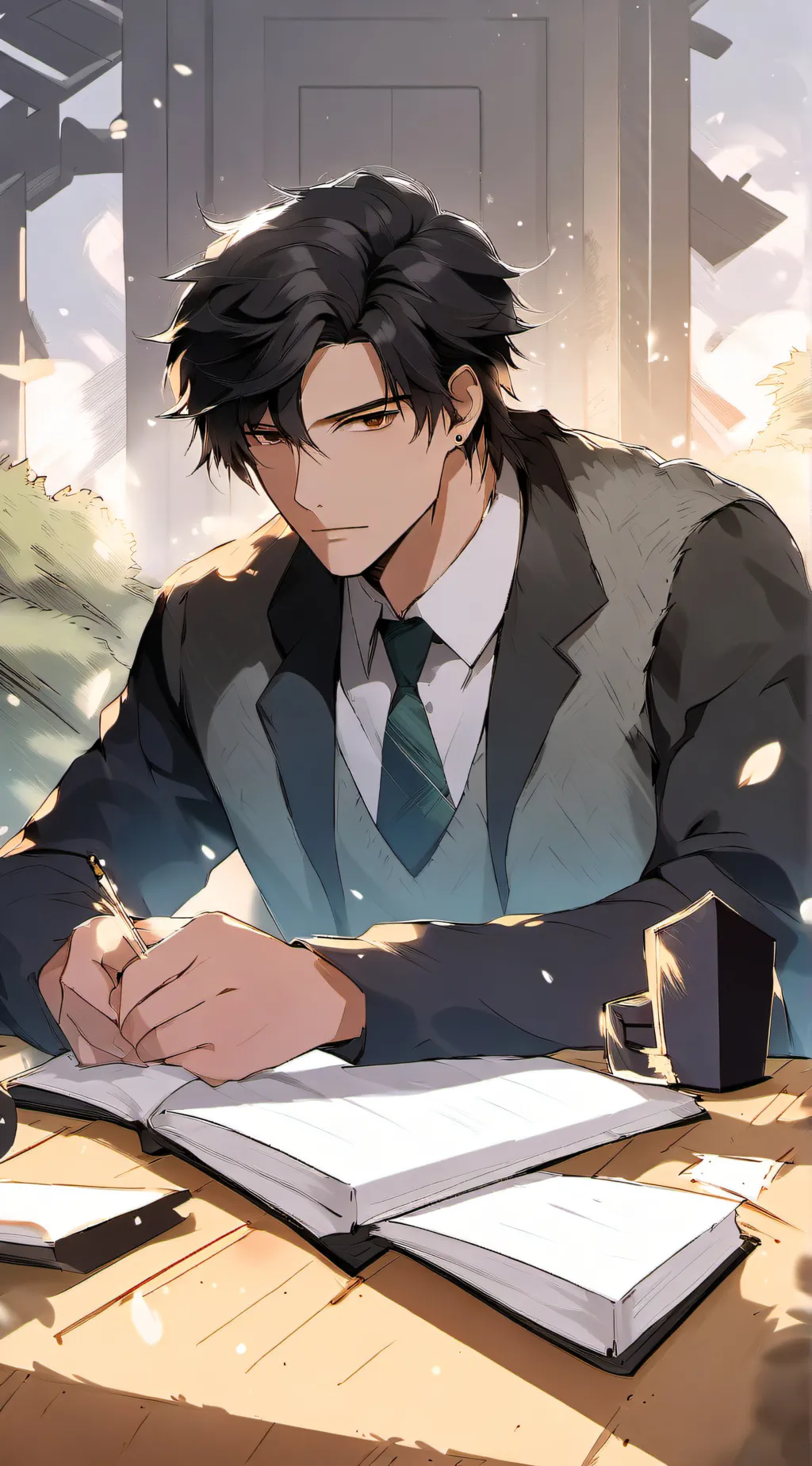 ai character: Andrew background